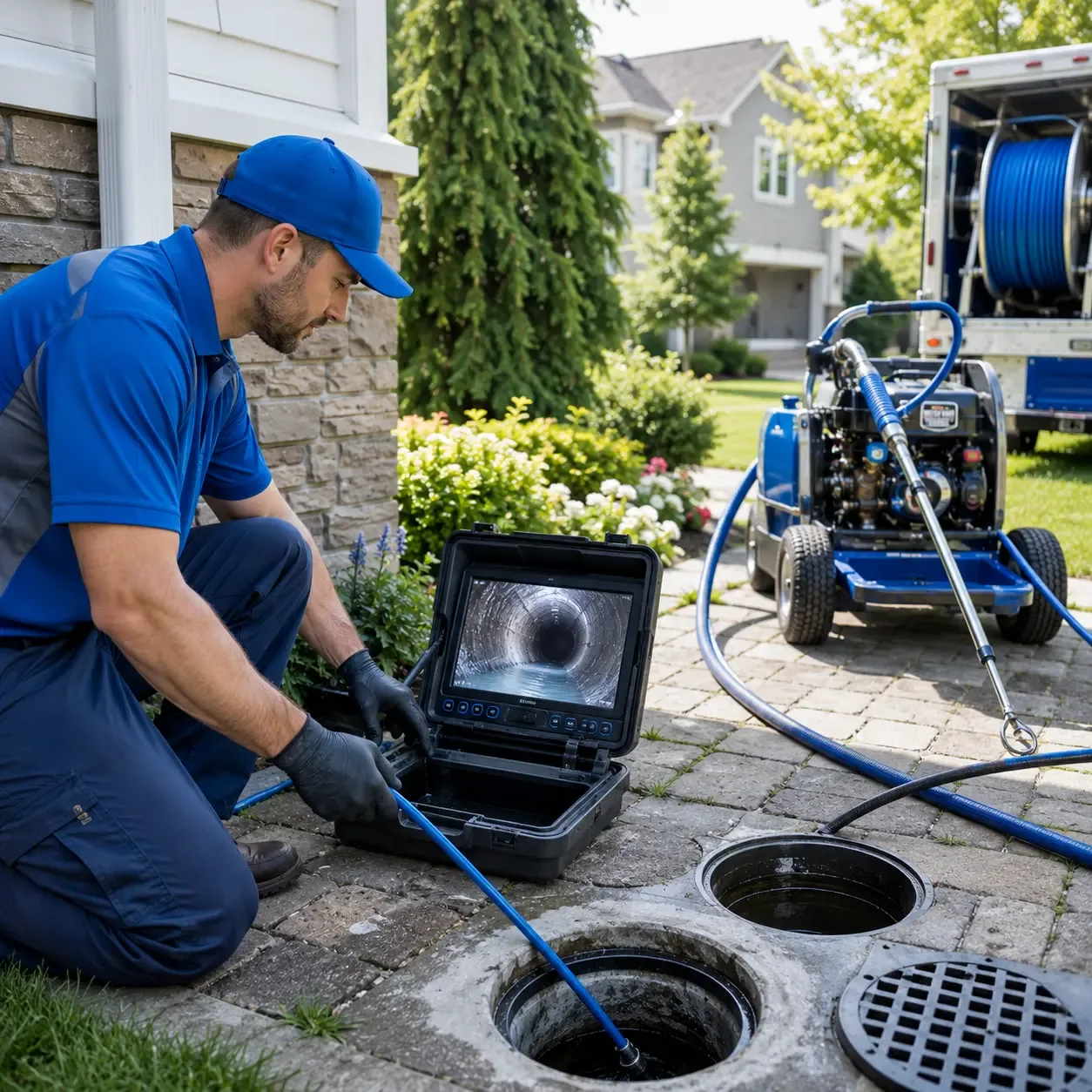Outdoor drain cleaning professionals serving Wallace, CA